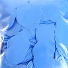 Конфетти для декора, глянцевый, диаметр 2 см, 50 гр, цвет голубой - Фото 2