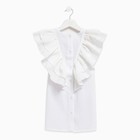 Платье для девочки MINAKU: Cotton Collection цвет белый, рост 140 - Фото 10