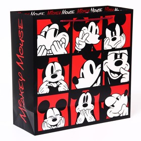 Пакет ламинированный, 30 х 30 х 12 см «Mickey Mouse», Микки Маус