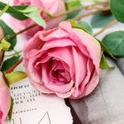 Цветы искусственные "Роза Блю Парфюм" d-5 см 60 см, тёмно-розовый - Фото 2
