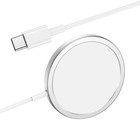 УЦЕНКА Беспроводное зарядное устройство Hoco CW30 Pro, MagSafe, магнит, 15 Вт, Type-C 3 А, 1 м - Фото 2