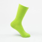 Носки неон, цвет зелёный, размер 23-25 - фото 9675406