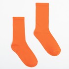 Носки неон, цвет оранжевый, размер 23-25 - Фото 2