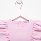 Блузка для девочки MINAKU: Cotton Collection, светло-сиреневая, рост 110 см - Фото 11