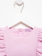 Блузка для девочки MINAKU: Cotton Collection, светло-сиреневая, рост 110 см - Фото 10
