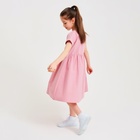 Платье для девочки MINAKU: Cotton Collection, сиреневое, рост 134 см - Фото 5