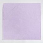 Полотенце уголок махровое Крошка Я 85х85 см, цвет лавандовый, 100% хлопок, 320 г/м 7730233