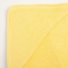 Полотенце уголок махровое Крошка Я 85х85 см, цвет светло-жёлтый, 100% хлопок, 320 г/м 7730237 - фото 14032818