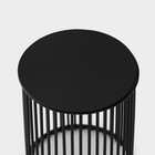 Сушилка для столовых приборов Доляна «Лофт», 8×8×10 см, цвет чёрный - Фото 2