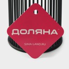 Сушилка для столовых приборов Доляна «Лофт», 8×8×10 см, чёрная - Фото 3