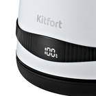 Чайник электрический Kitfort KT-6121-2, металл, 1.7 л, 2200 Вт, регулировка t°, белый - фото 51335101 Чайник электрический Kitfort KT-6121-2, металл, 1.7 л, 2200 Вт, регулировка t°, белый - фото 51335101