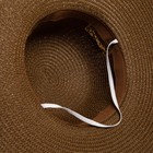 Шляпа женская MINAKU "Leopard" цвет коричневый, р-р 56-58 - Фото 7