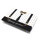 Коробочка для печенья, "Лучшему мужчине", 22 х 15 х 3 см (комплект 5 шт) - фото 21552913