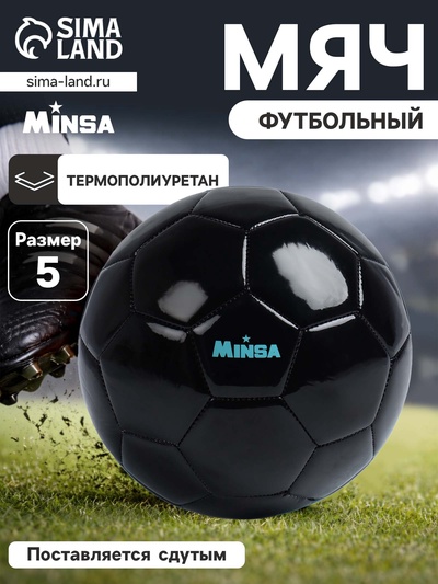 Футбольный мяч MINSA, машинная сшивка, 32 панели, р. 5, TPU