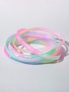 Силиконовый браслет «Светящийся», радость, набор 10 шт. цвет МИКС, 6 см  (артикул 7461893)  большой выбор товаров оптом и в розницу по низким ценам с доставкой