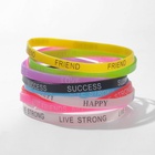 Силиконовый браслет «Андеграунд», набор 10 шт. цвет МИКС - Фото 2