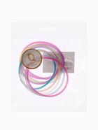 Силиконовый браслет «Светящийся» тонкая линия, набор 10 шт., цвет МИКС, 5.5 см - фото 68100485