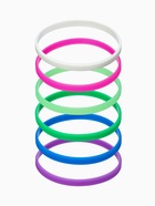 Силиконовый браслет "Классика", набор 10 шт, цвет МИКС - фото 809409214