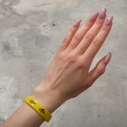 Силиконовый браслет Love, набор 3 шт., цвет МИКС, 5,7 см - Фото 4