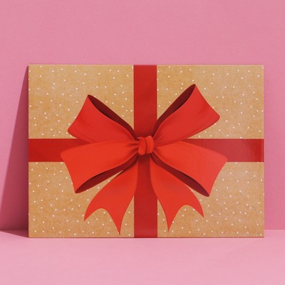 Конверт подарочный «Бант», 15×11 см