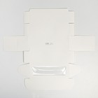 Кондитерская упаковка, коробка для кекса с окном, «Белая», 26 х 10 х 8 см - Фото 5