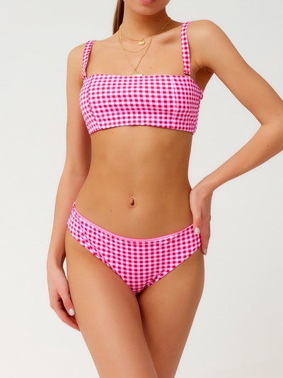 Купальник женский раздельный MINAKU цвет розовый, размер 52