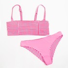 Купальник женский раздельный MINAKU цвет розовый, размер 52  (артикул 7374165)  большой выбор товаров оптом и в розницу по низким ценам с доставкой