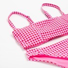 Купальник женский раздельный MINAKU цвет розовый, размер 52  (артикул 7374165)  большой выбор товаров оптом и в розницу по низким ценам с доставкой