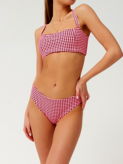 Купальник женский раздельный MINAKU цвет красный, размер 50