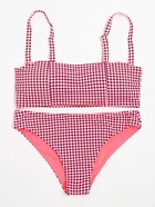 Купальник женский раздельный MINAKU цвет красный, размер 50 - Фото 10