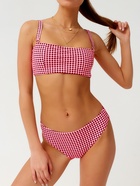 Купальник женский раздельный MINAKU цвет красный, размер 52 - Фото 6