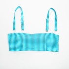 Купальник раздельный с топом женский MINAKU, размер 46, синий - фото 48471440