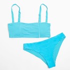 Купальник раздельный с топом женский MINAKU, размер 46, синий - фото 48471441