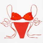 Купальник женский раздельный MINAKU цвет красный, размер 48 - фото 3871402