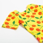 Купальник для девочки слитный MINAKU «Вишенки», жёлтый, рост 140-146 см 7503001