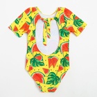 Купальник для девочки слитный MINAKU «Арбузик», жёлтый, рост 128-134 7503005