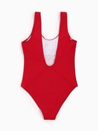 Купальник женский слитный Basic MINAKU цвет бордо, размер 46 - Фото 11