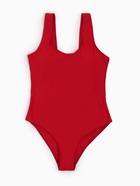 Купальник женский слитный Basic MINAKU цвет бордо, размер 52 - фото 45699159