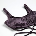 Купальник раздельный MINAKU, цвет фиолетовый, размер 42 - фото 68100504