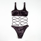 Купальник раздельный MINAKU, цвет фиолетовый, размер 42 - фото 68100505