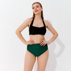 Плавки купальные женские MINAKU завышенные, цвет зелёный, размер 48 - фото 9677165