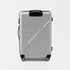 Чемодан большой 84 л (L), отдел на молнии, кодовый замок, 4 колеса, цвет бирюзовый - фото 29787097