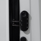 Чемодан большой 84 л (L), отдел на молнии, кодовый замок, 4 колеса, цвет бирюзовый - фото 29787099