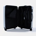 Чемодан большой 26" на молнии, кодовый замок, цвет серый - фото 21553807