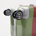 Чемодан малый 36 л (S), отдел на молнии, кодовый замок, цвет разноцветный - фото 26745731