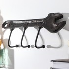 Крючки декоративные чугун "Разводной ключ" 11х24,5 см - Фото 2