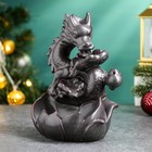 Подставка для благовоний TAKE IT EASY «Дракон с лотосом», набор благовоний конусы, стелющийся дым, 22×10×19 см - Фото 3