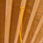 Веер бамбук, текстиль h=50 см "Веточка сакуры" бежевый - Фото 6