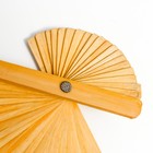 Веер бамбук, текстиль h=50 см "Сакура" голубой - Фото 5