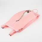 Мешок для обуви молнии, цвет розовый - фото 9677696